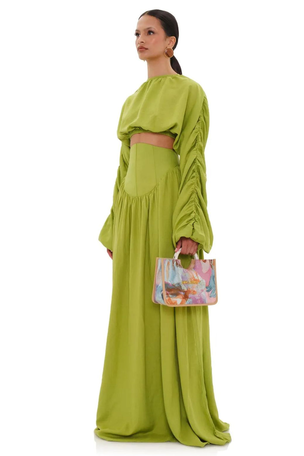 Myra Bubble Sleeve Maxi Etek Takım