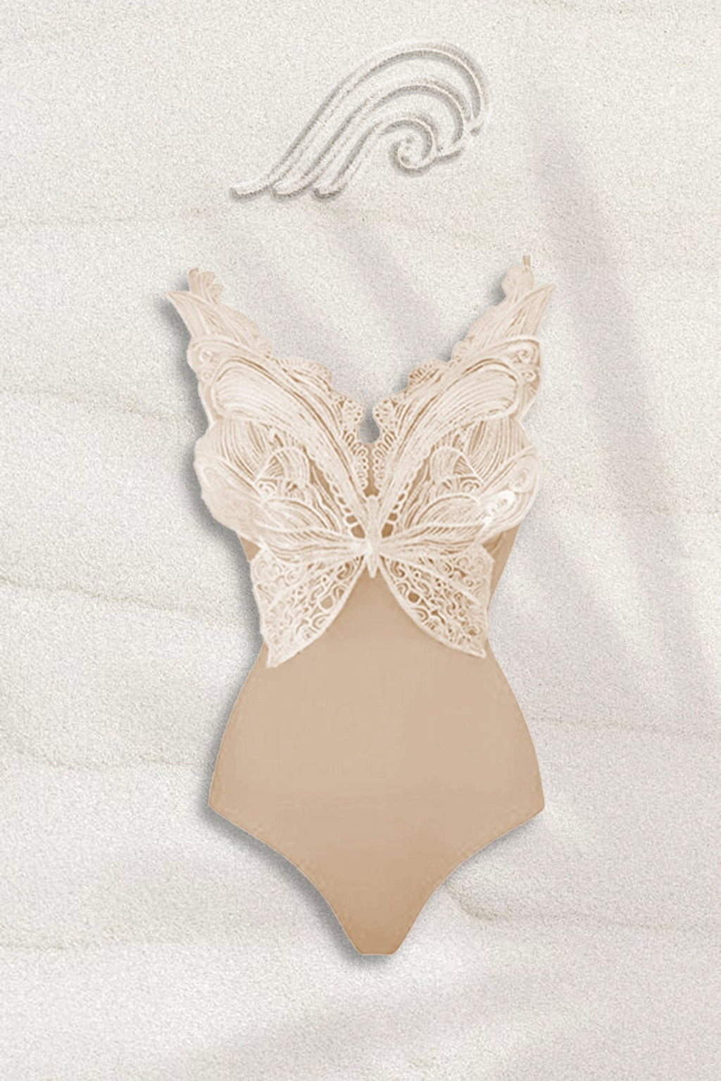 Irene Kelebek İşlemeli Mayo