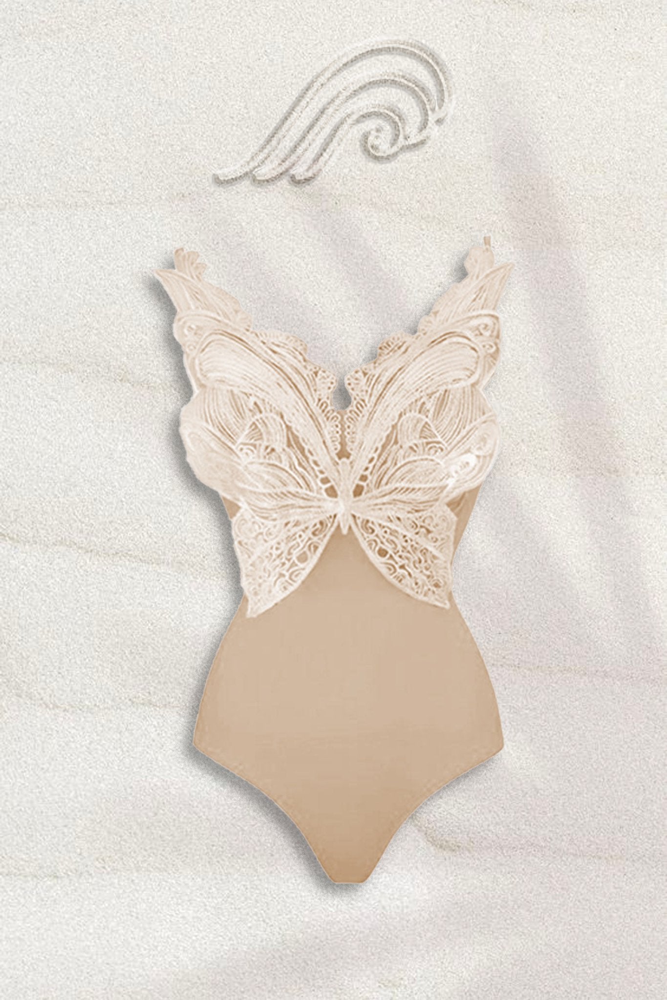 Irene Kelebek İşlemeli Mayo