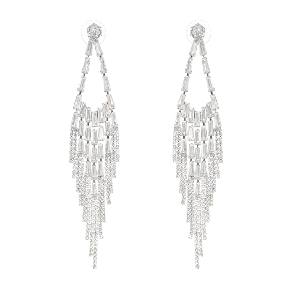 Isabelle Kristal Süslemeli Damla Küpeler