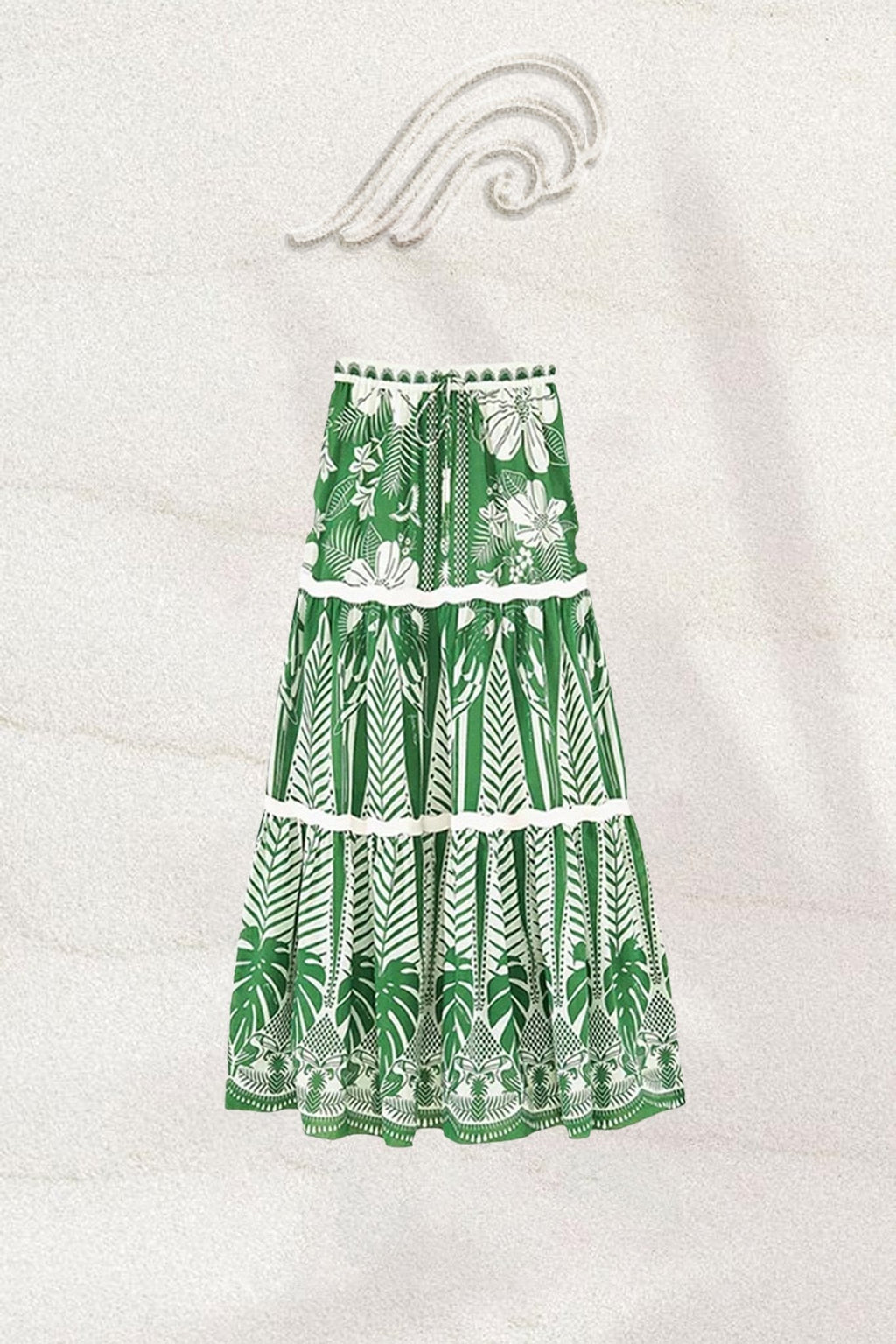 Jasmine Tek Omuz Tropikal Yüzme Seti