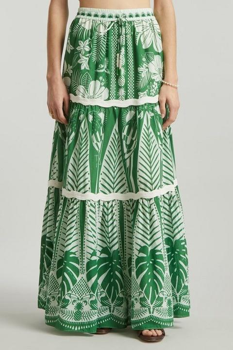 Jasmine Tek Omuz Tropikal Yüzme Seti