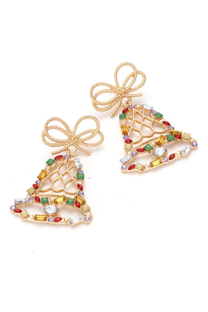 Jingle Bells Pırlanta Damla Küpe