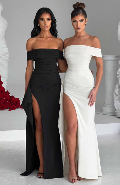 Joyce Maxi Elbise - Fildişi