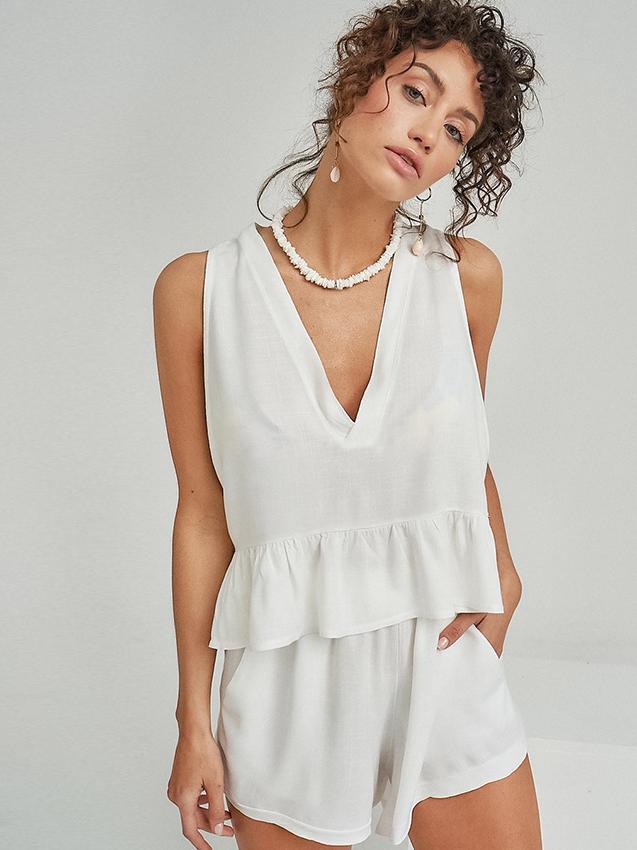 Thera Fırfırlı Salon Takımı