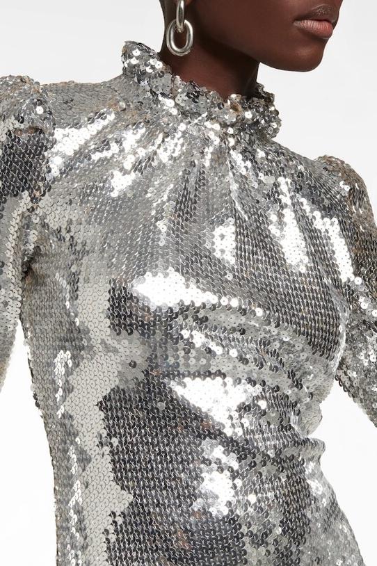 Kristin Fırfırlı Payetler Mini Elbise