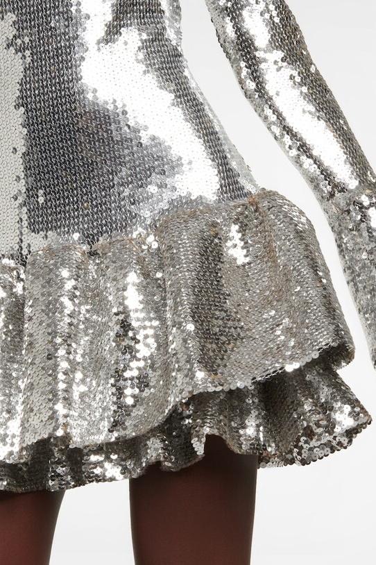 Kristin Fırfırlı Payetler Mini Elbise