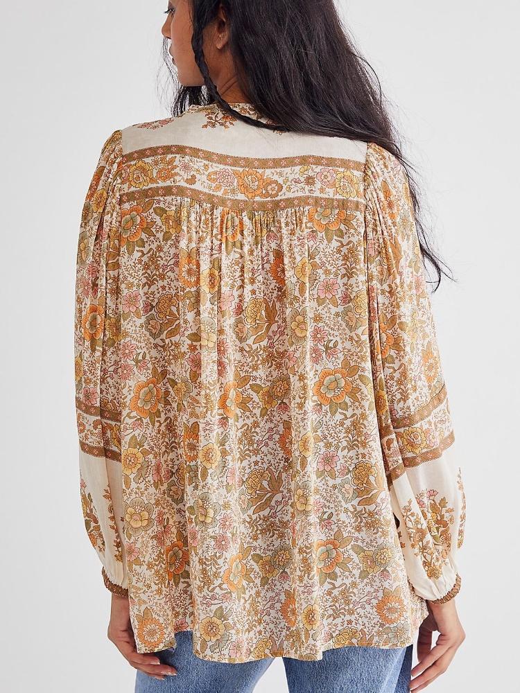 Libby Baskılı Püskül Fiyonklu Bluz