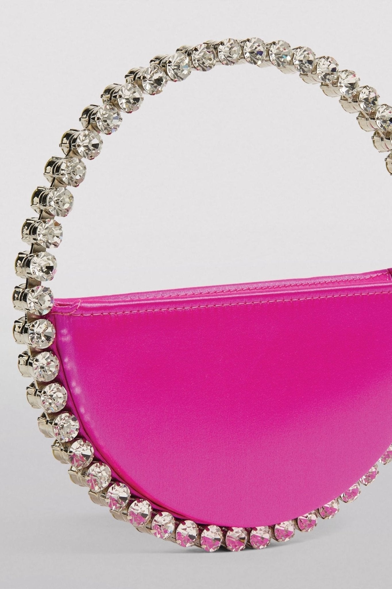 Madge Diamante Halkalı Saten Çanta