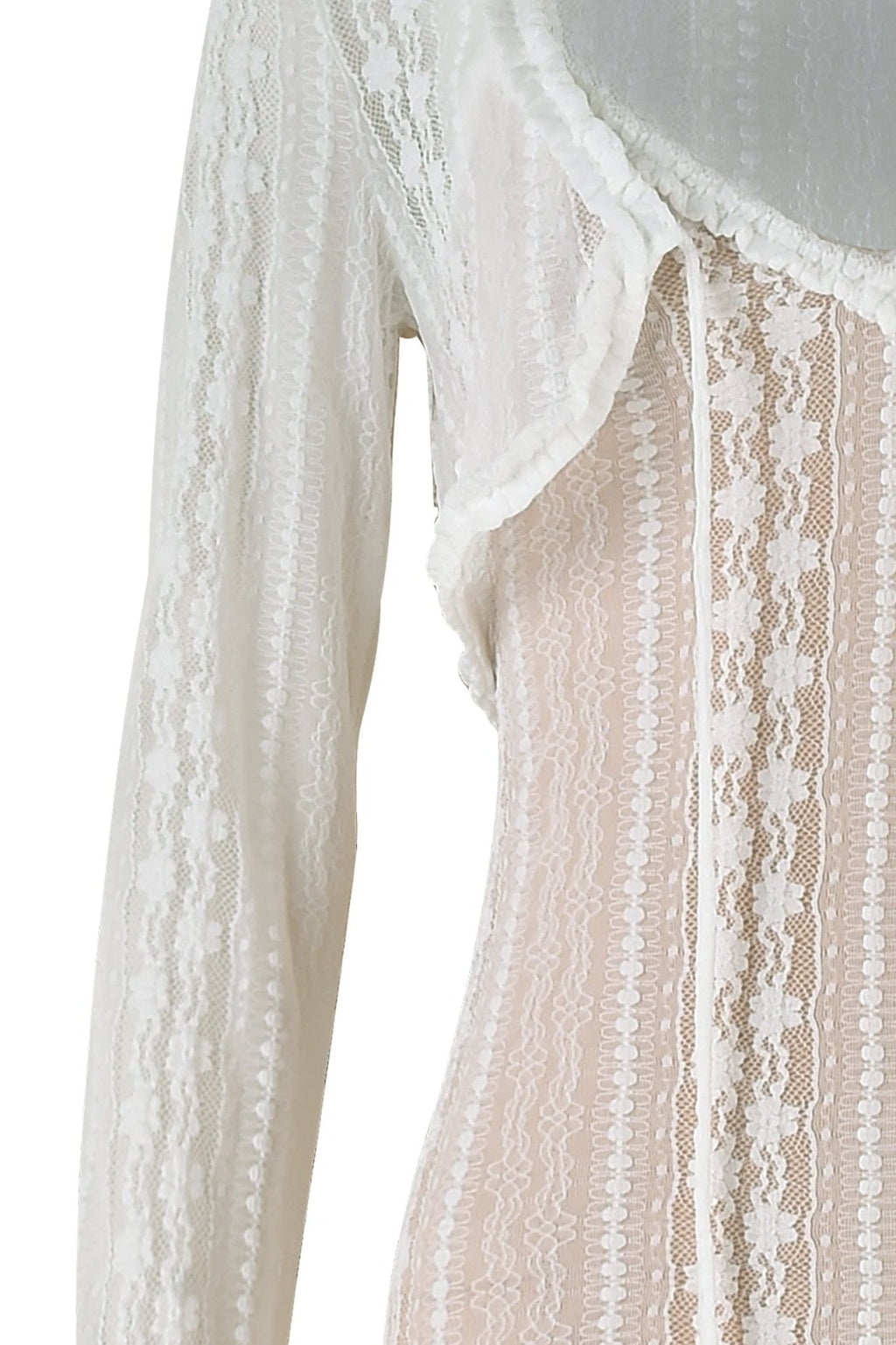 Melinda V Yaka Dantel Takım