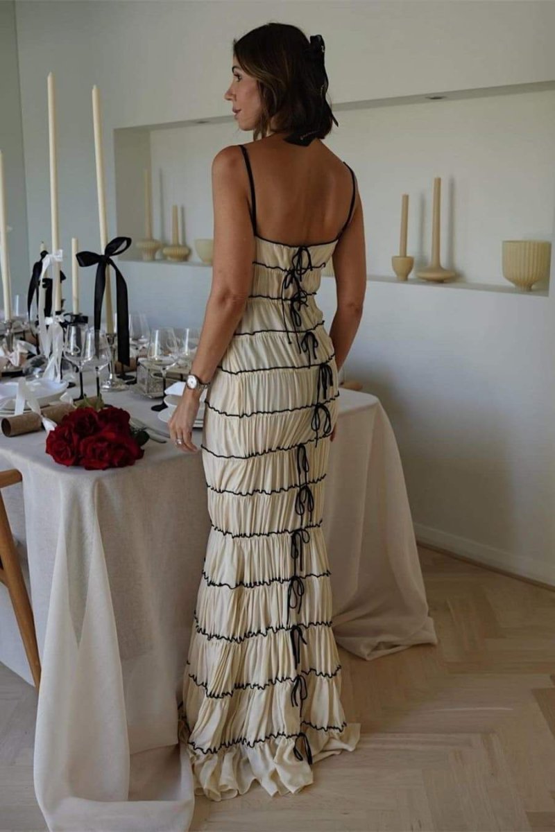 Melissa Fırfırlı Tünel Maxi Elbise