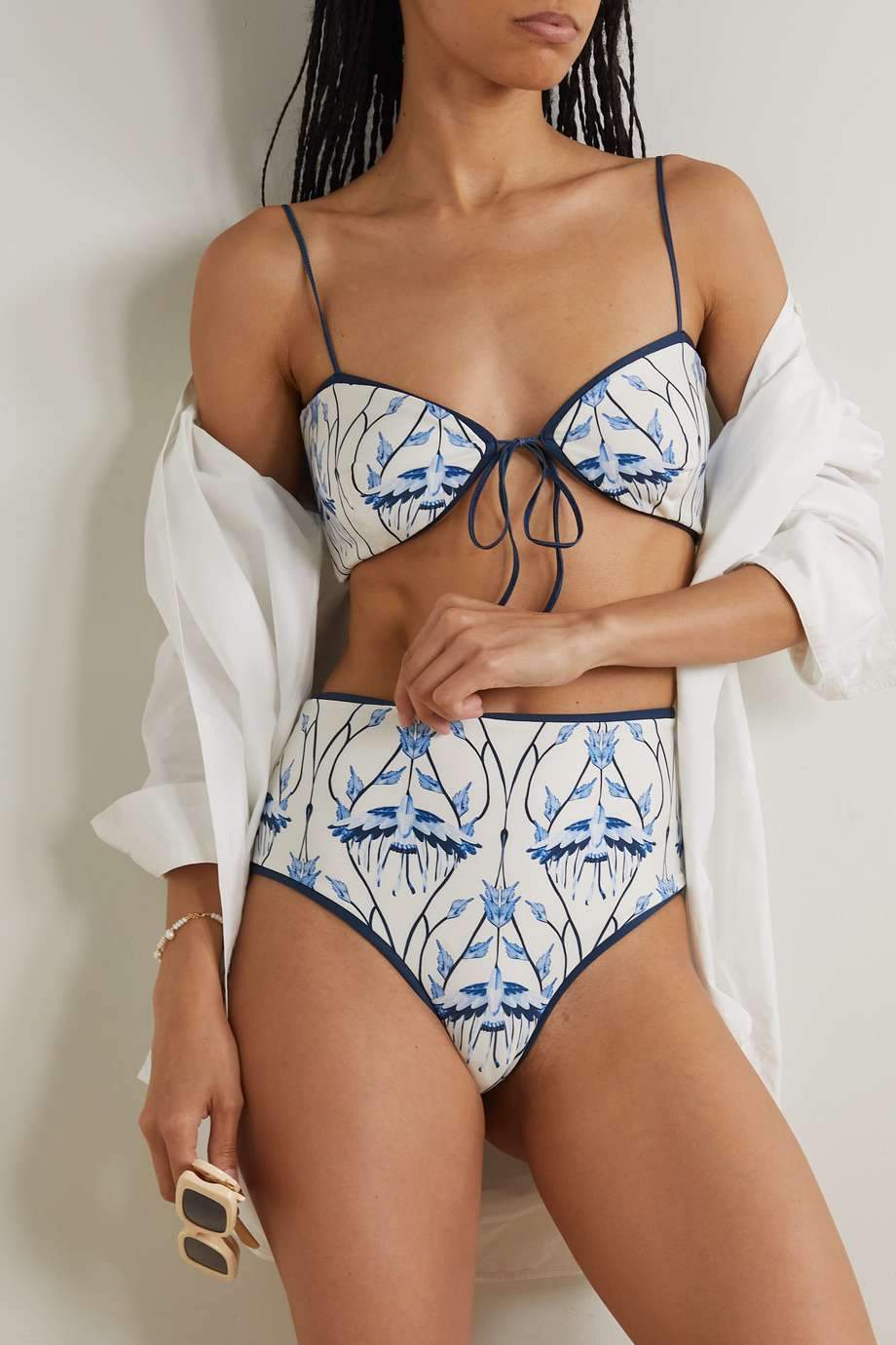 Miriam Baskılı Üçlü Bikini Takımı