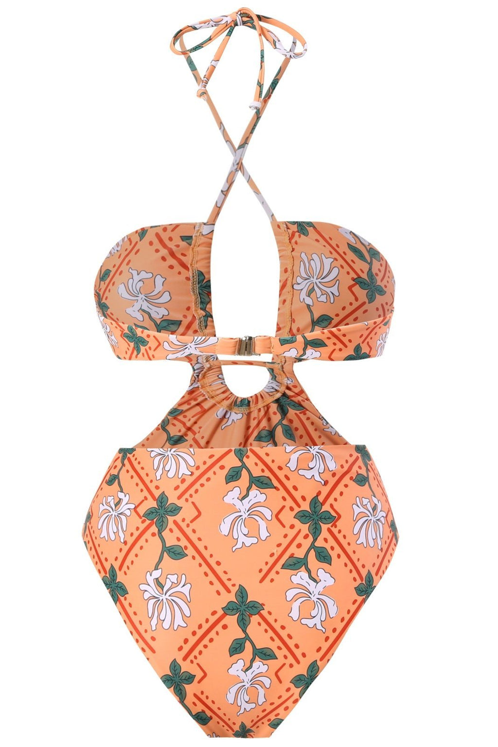 Morris Baskılı İpli İki Parçalı Yüzme Seti