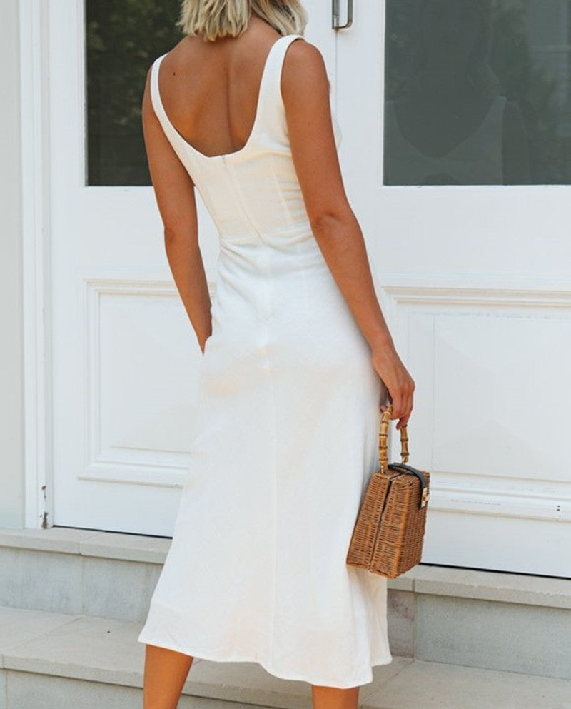 Askılı CutOut Elbise