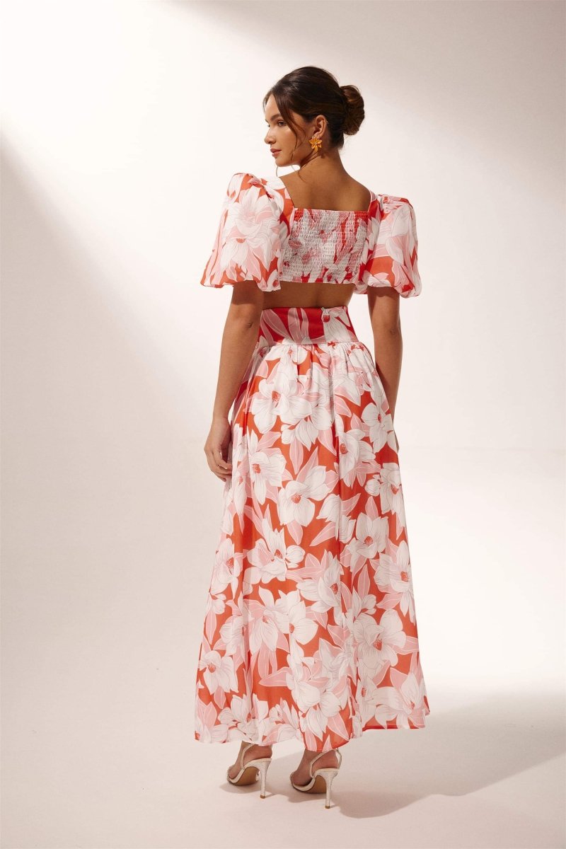 Nina Baskılı Puf Kol Takım