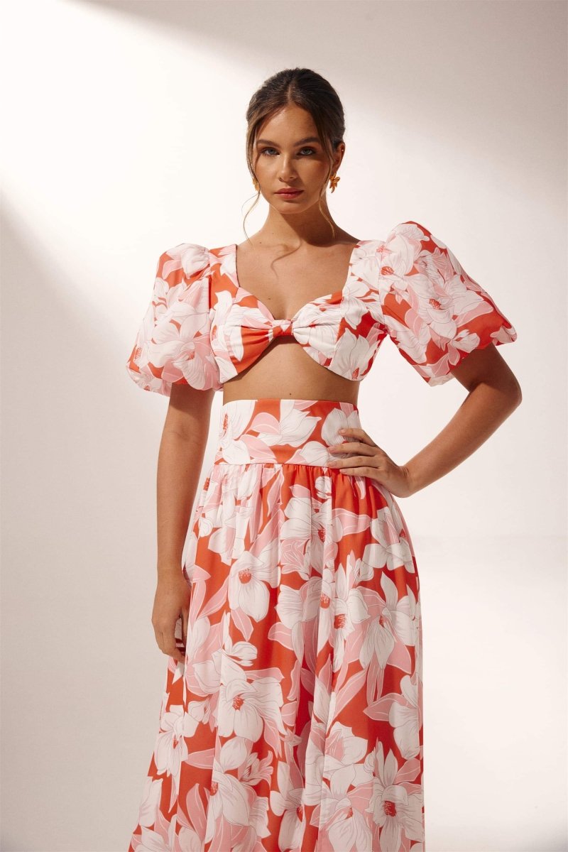 Nina Baskılı Puf Kol Takım