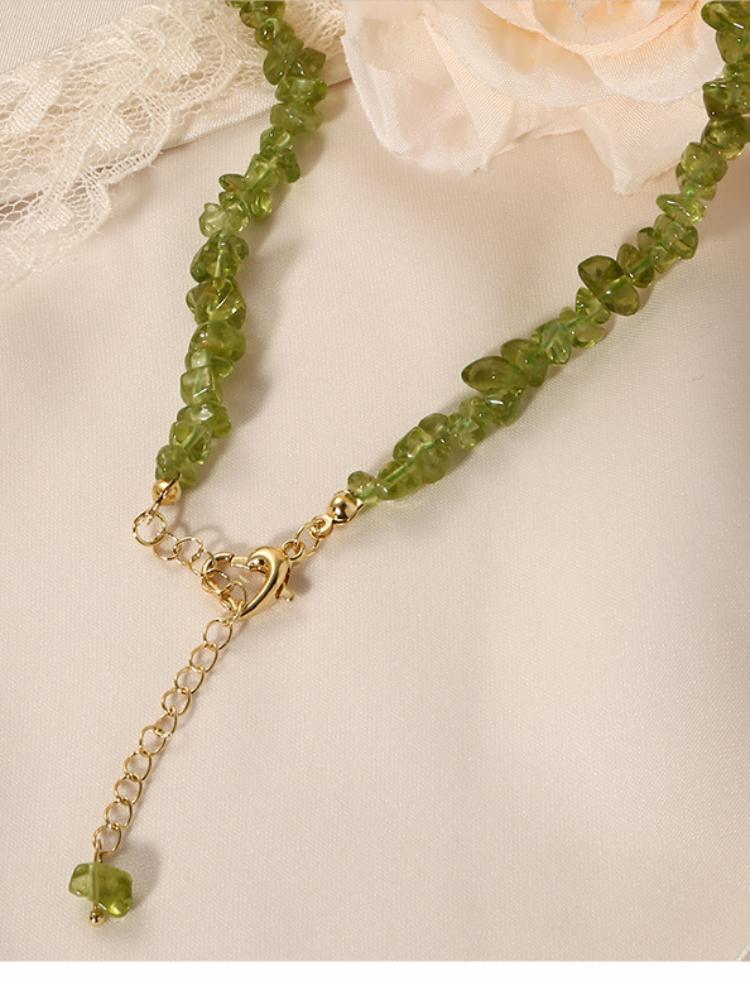 Nora Düzensiz Kristal Kolye