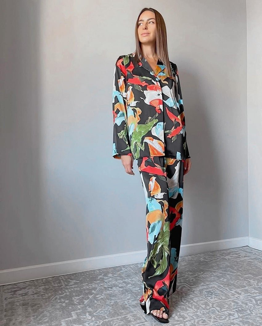 Panama Baskılı Salon Takımı