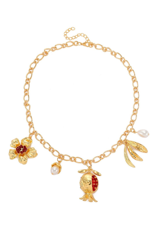 Panty Nar Çiçeği Kolye