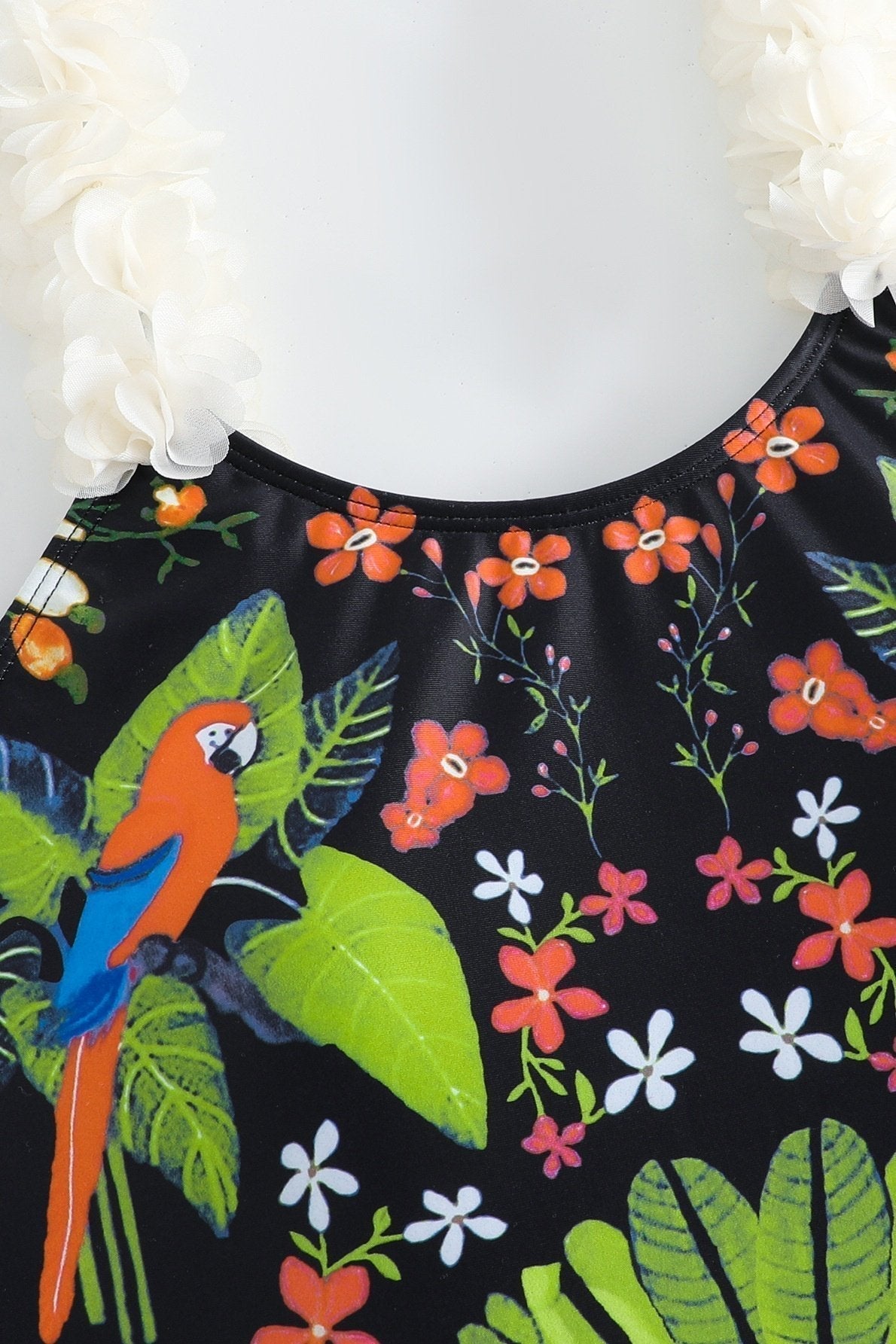 Paula Baskılı Büzgülü İkili Yüzme Takımı