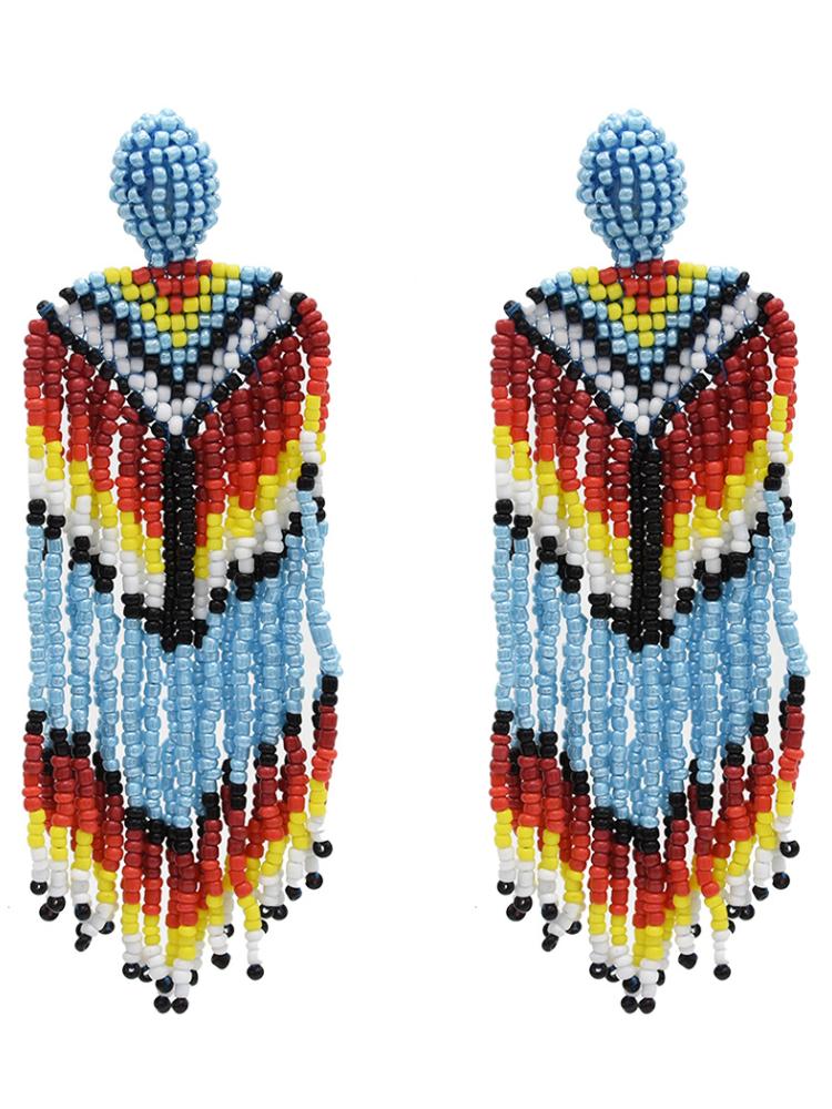 Renate Boncuklu Püskül Küpe