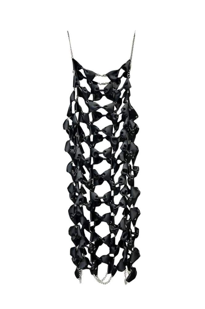 Polly Ilmek Oymalı Midi Elbise