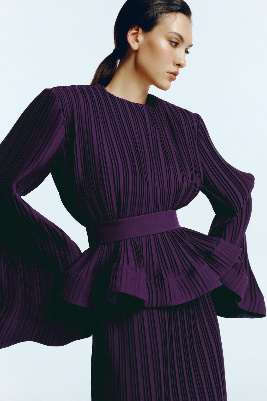 Heloise Pileli Fırfırlı Etek Altı Takım