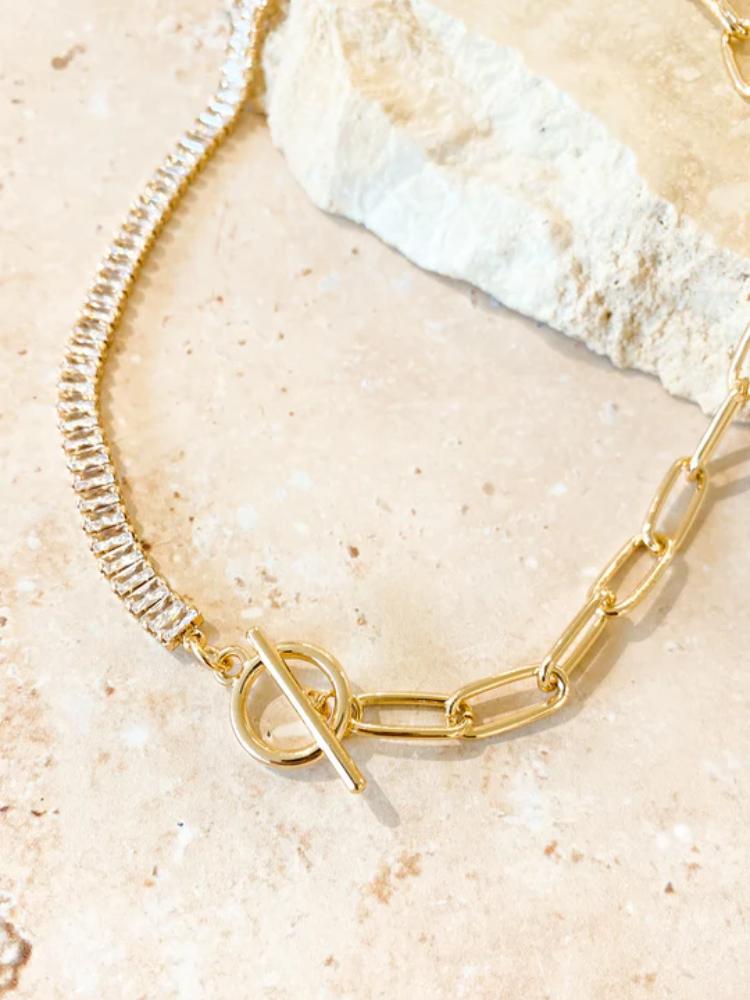 Prima Diamante Metal Zincir Kolye