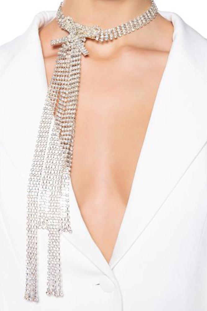 Kama Püskül Pırlanta Kolye