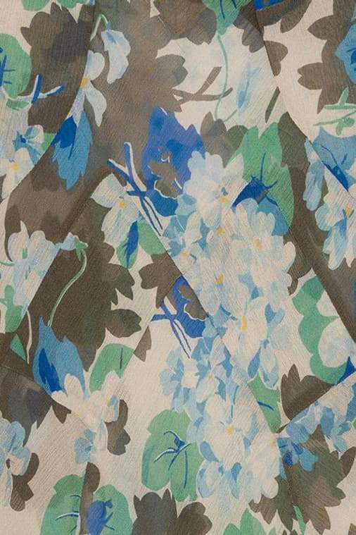 Renata Çiçekli Fırfırlı Maxi Elbise