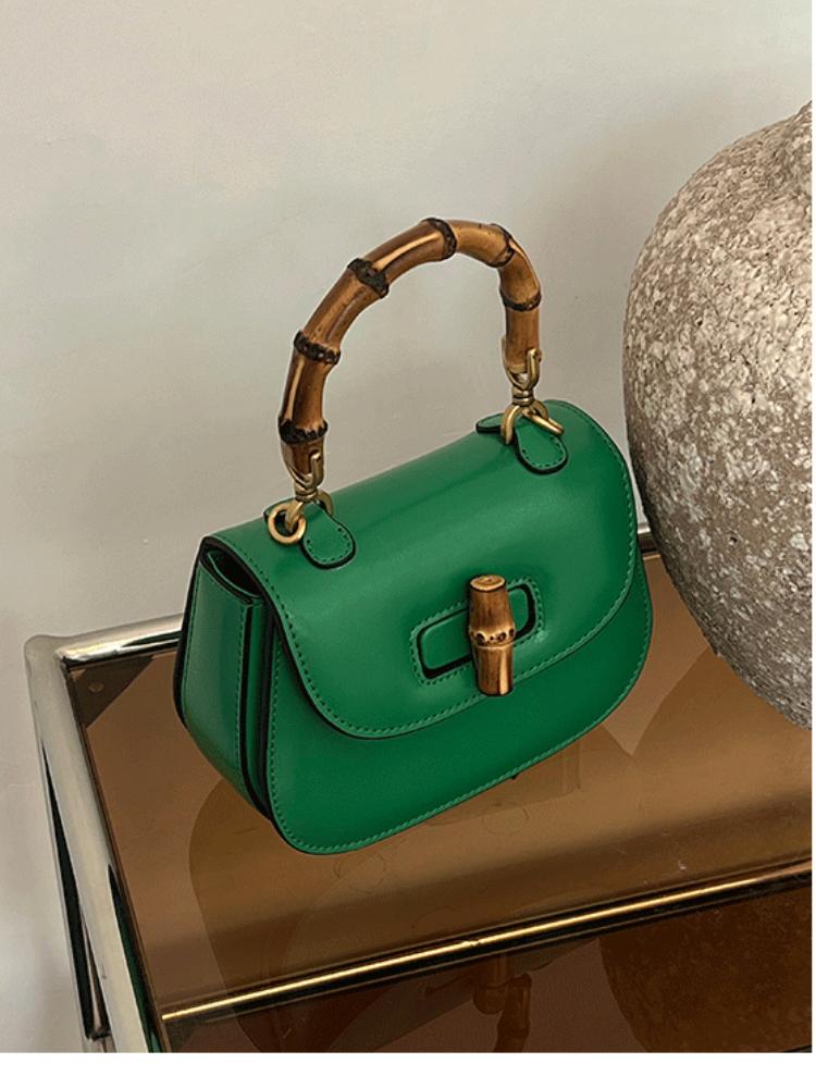 Riva Bambu Saplı Eyer Çantası