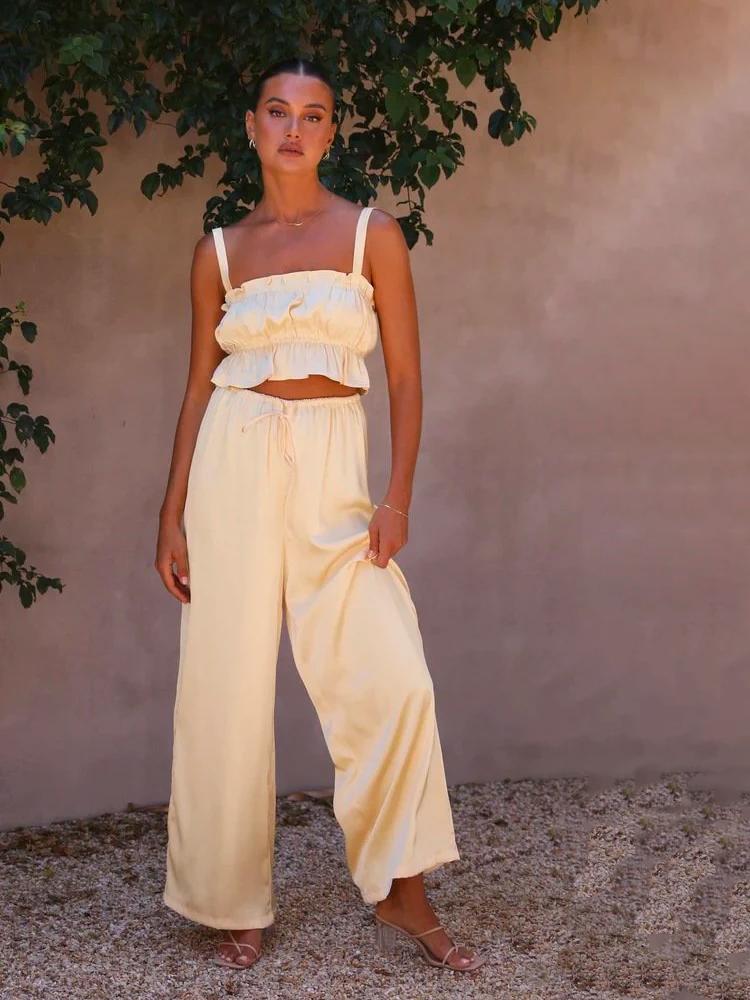 Sherry Büzgülü İpeksi Salon Takımı