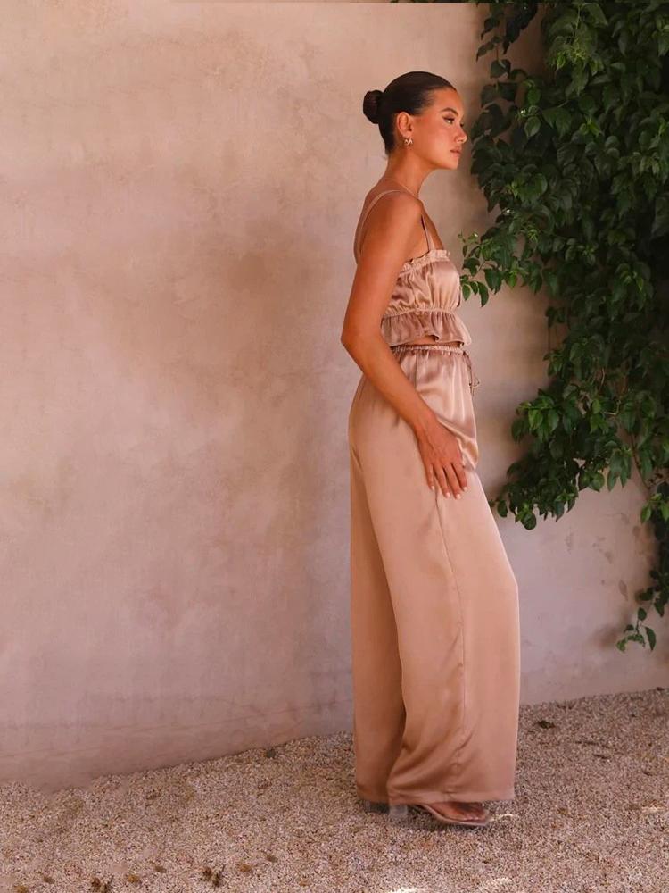 Sherry Büzgülü İpeksi Salon Takımı