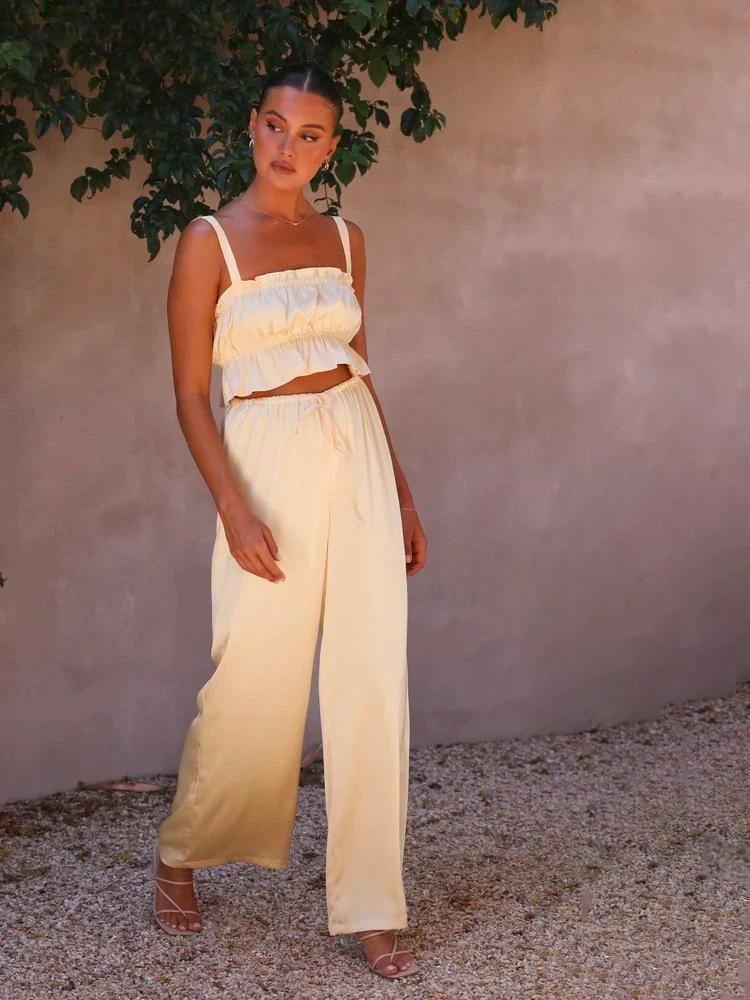 Sherry Büzgülü İpeksi Salon Takımı