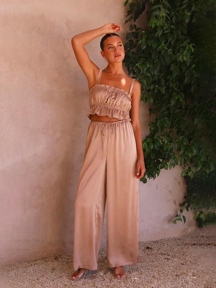 Sherry Büzgülü İpeksi Salon Takımı