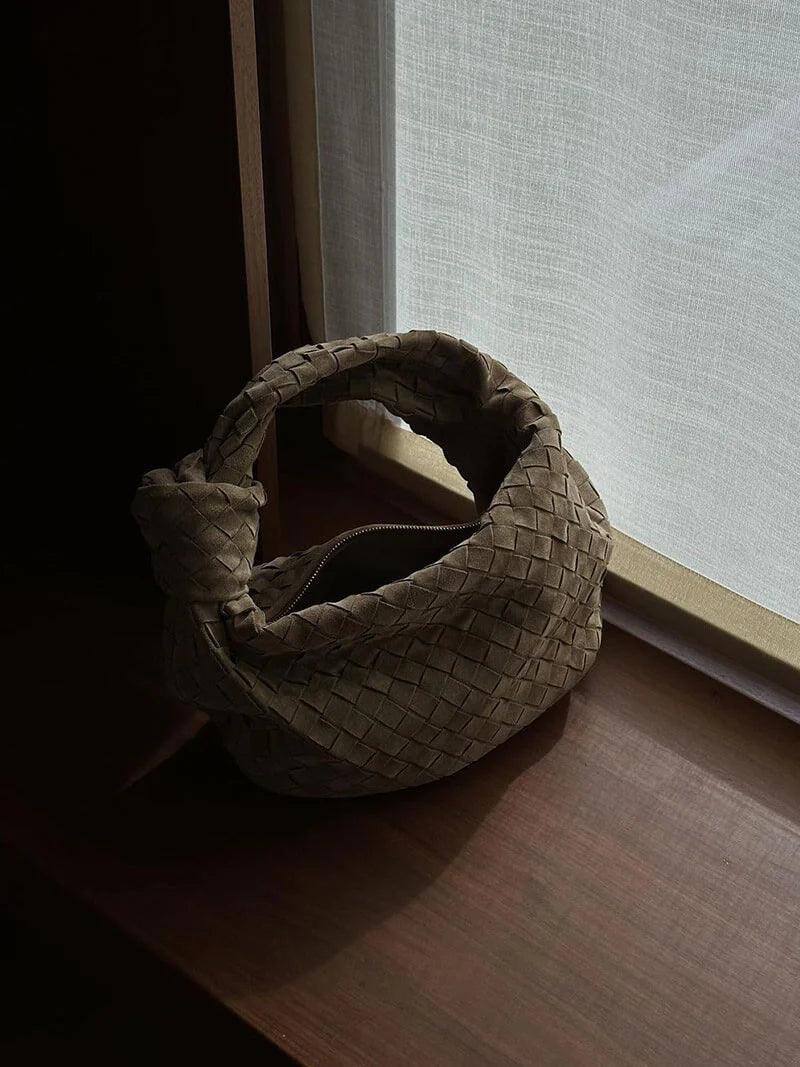 Dokuma Çanta Orta Boy Süet