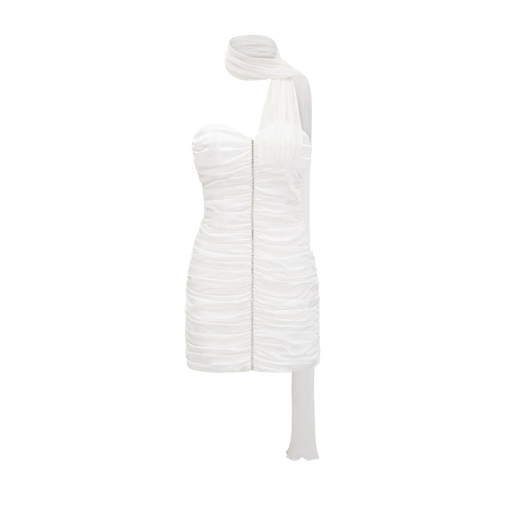 Sigrid dantelli mini elbise