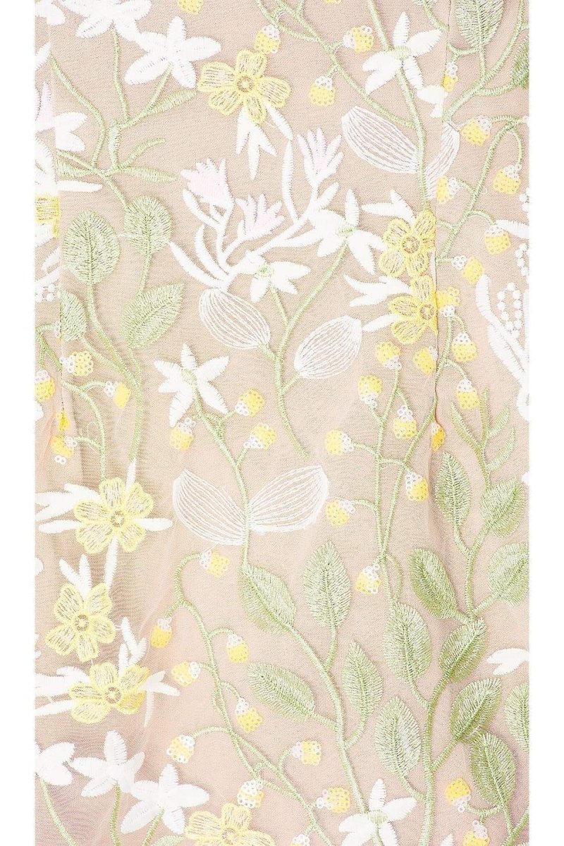 Sylvia Ayrılabilir Katlı Maxi Elbise