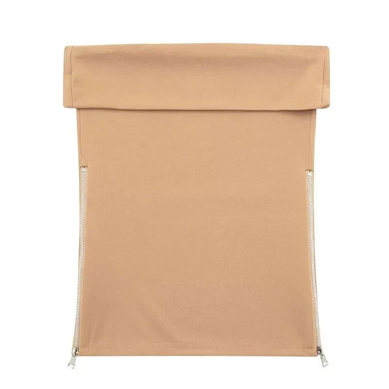 Aus Straplez Yırtmaçlı Bluz