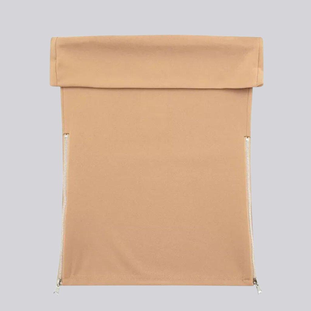 Aus Straplez Yırtmaçlı Bluz