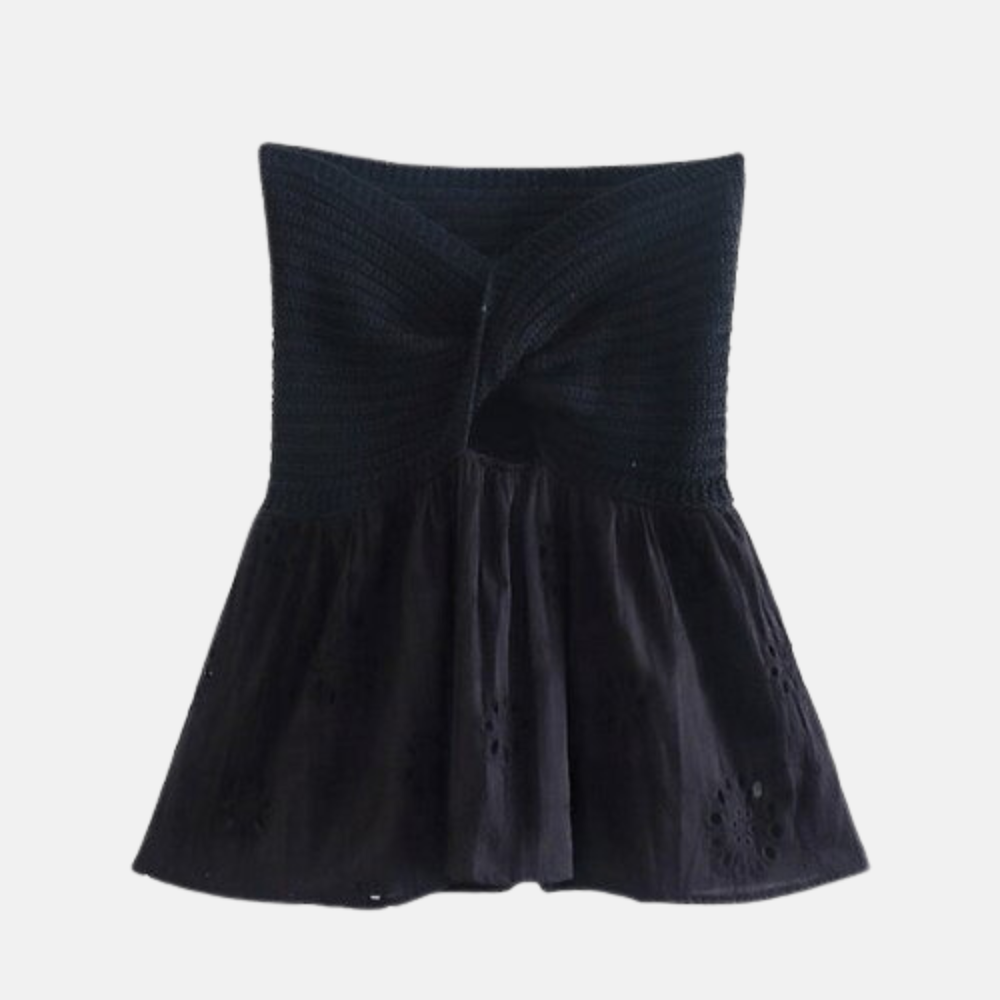 Rare Burgu Göğüs Top Bluz