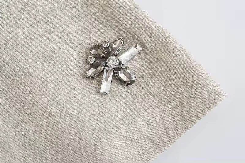 Pedraria Taşlı Mini Elbise